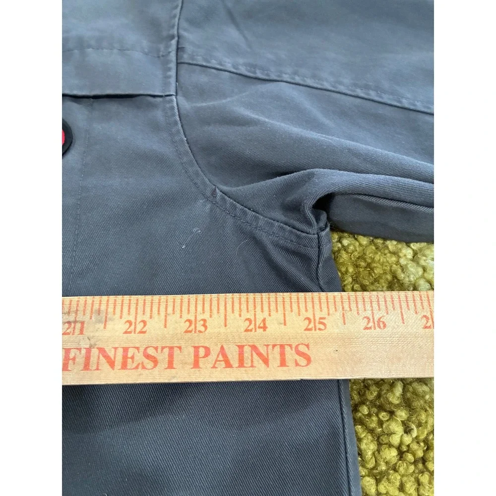 Vintage Anchor Blue Work Jacket Grey Korn System of a Down Patches Mens Large